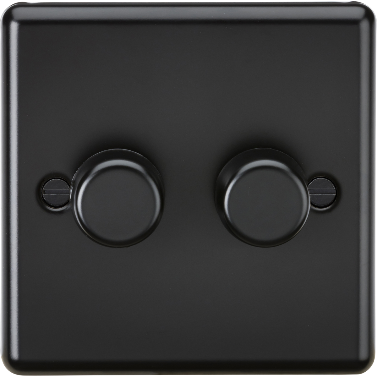 Knightsbridge CL2192MBB 2G 2 way 10-200W (5-150W LED) Intelligent dimmer Matt Black