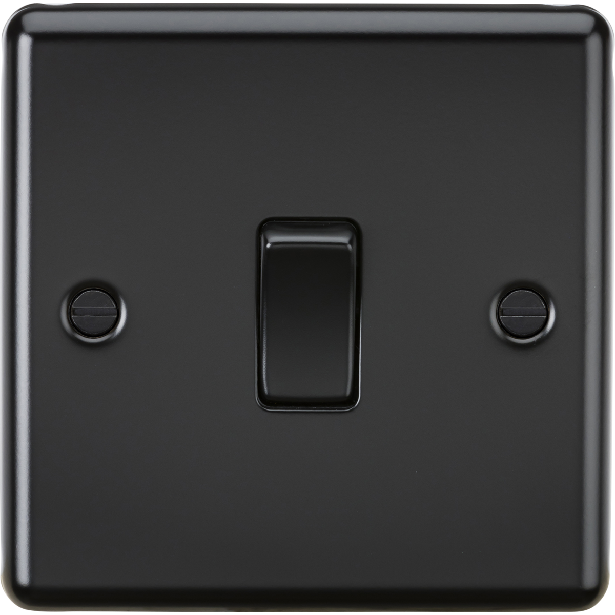 Knightsbridge CL2MBB 10AX 1G 2-way Switch Matt Black