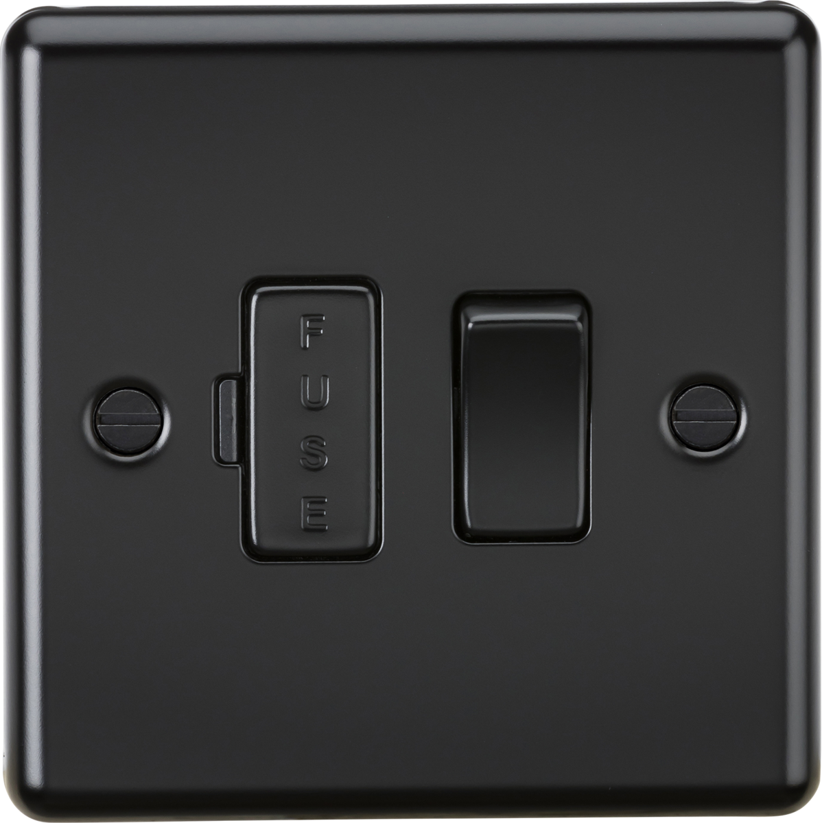 Knightsbridge CL63MBB 13A Switched Fused Spur Unit Matt Black