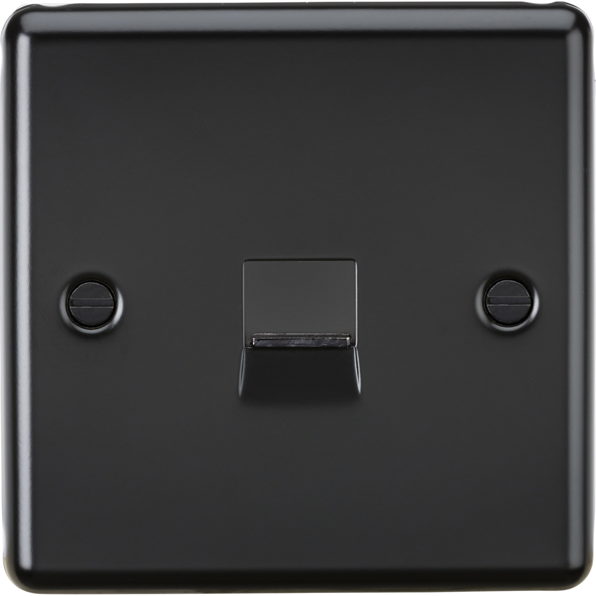 Knightsbridge CL74MB Telephone Extension Outlet Matt Black