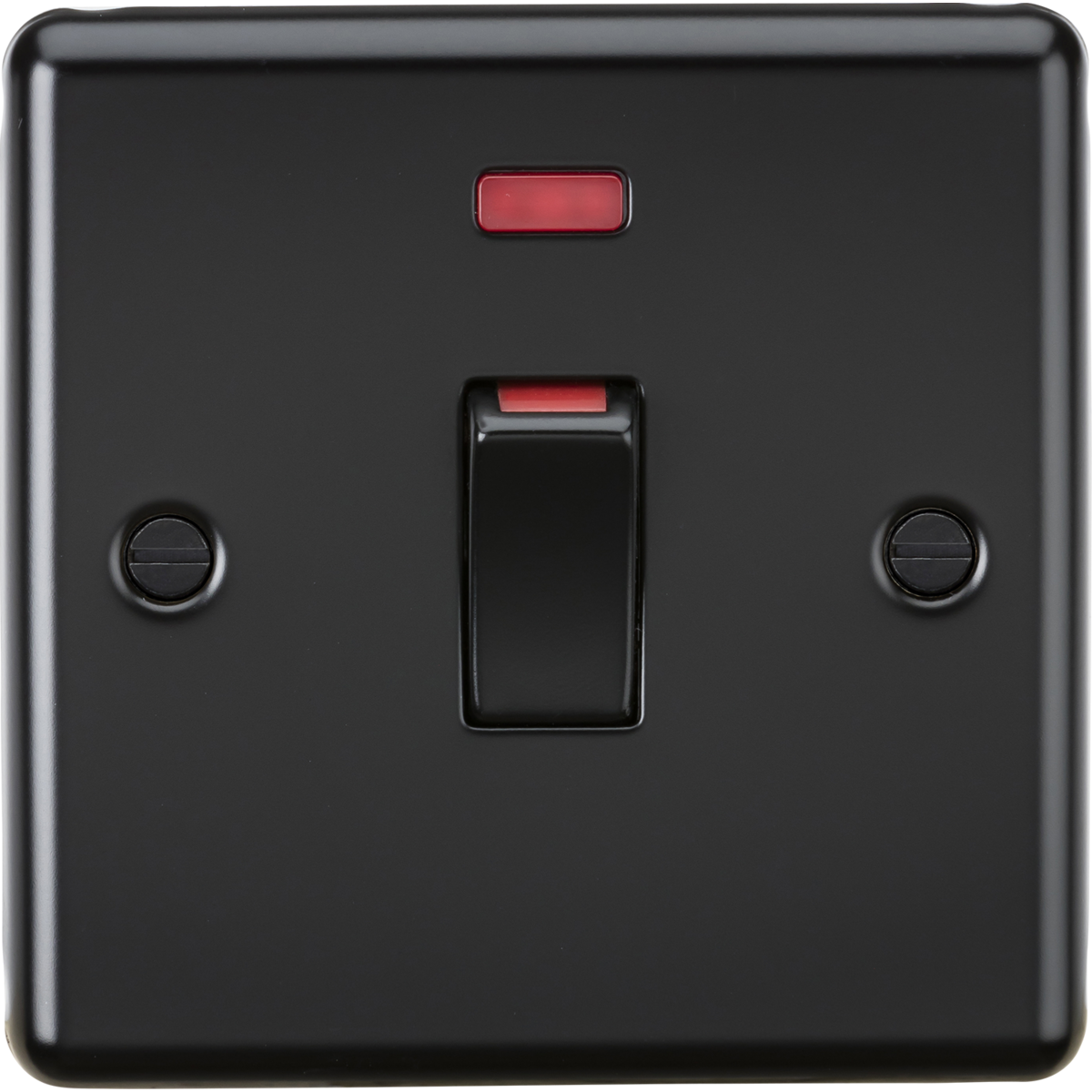 Knightsbridge CL81MNMBB 45A 1G DP Switch with Neon Matt Black