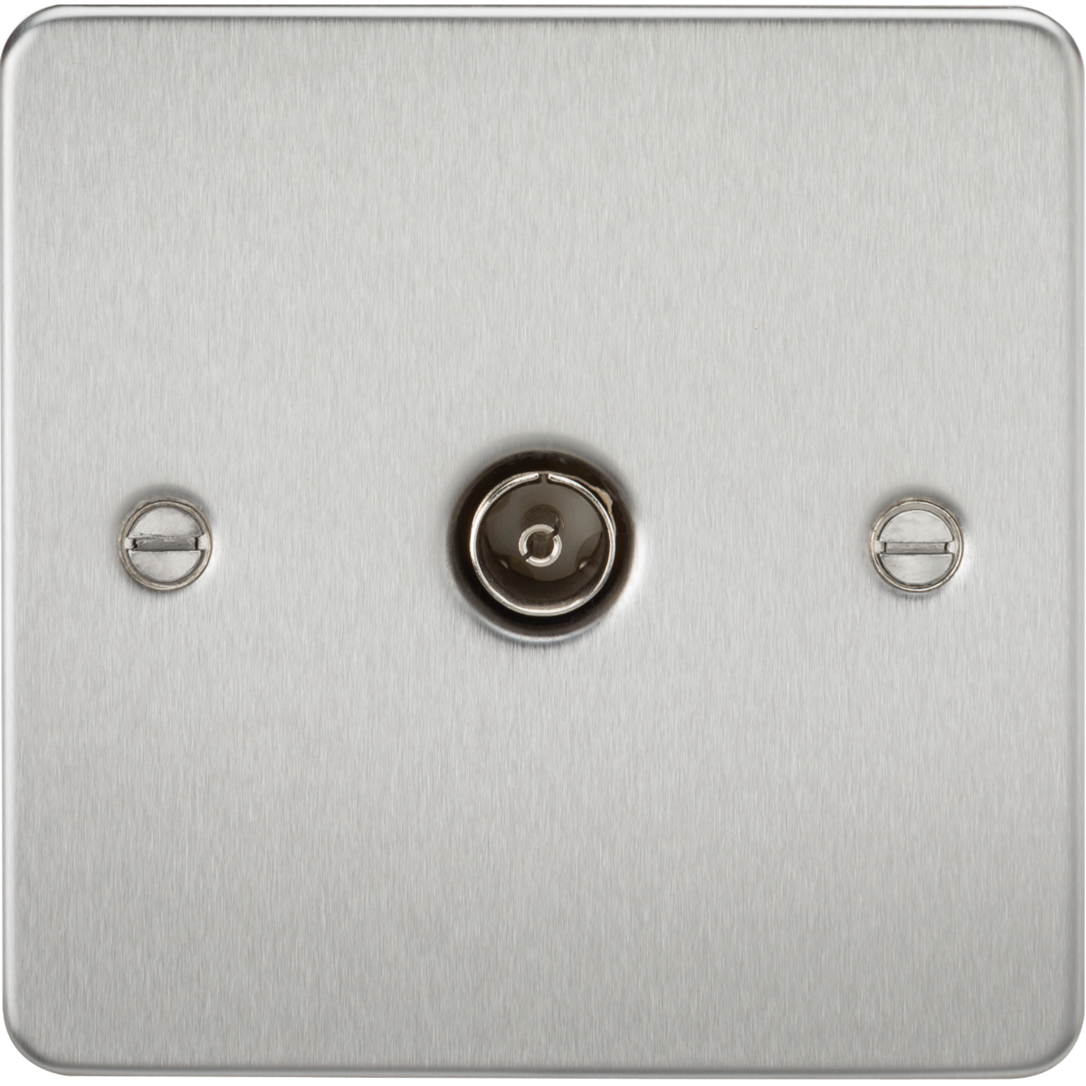 Knightsbridge FP0100BC TV Outlet (non-isolated) Brushed Chrome