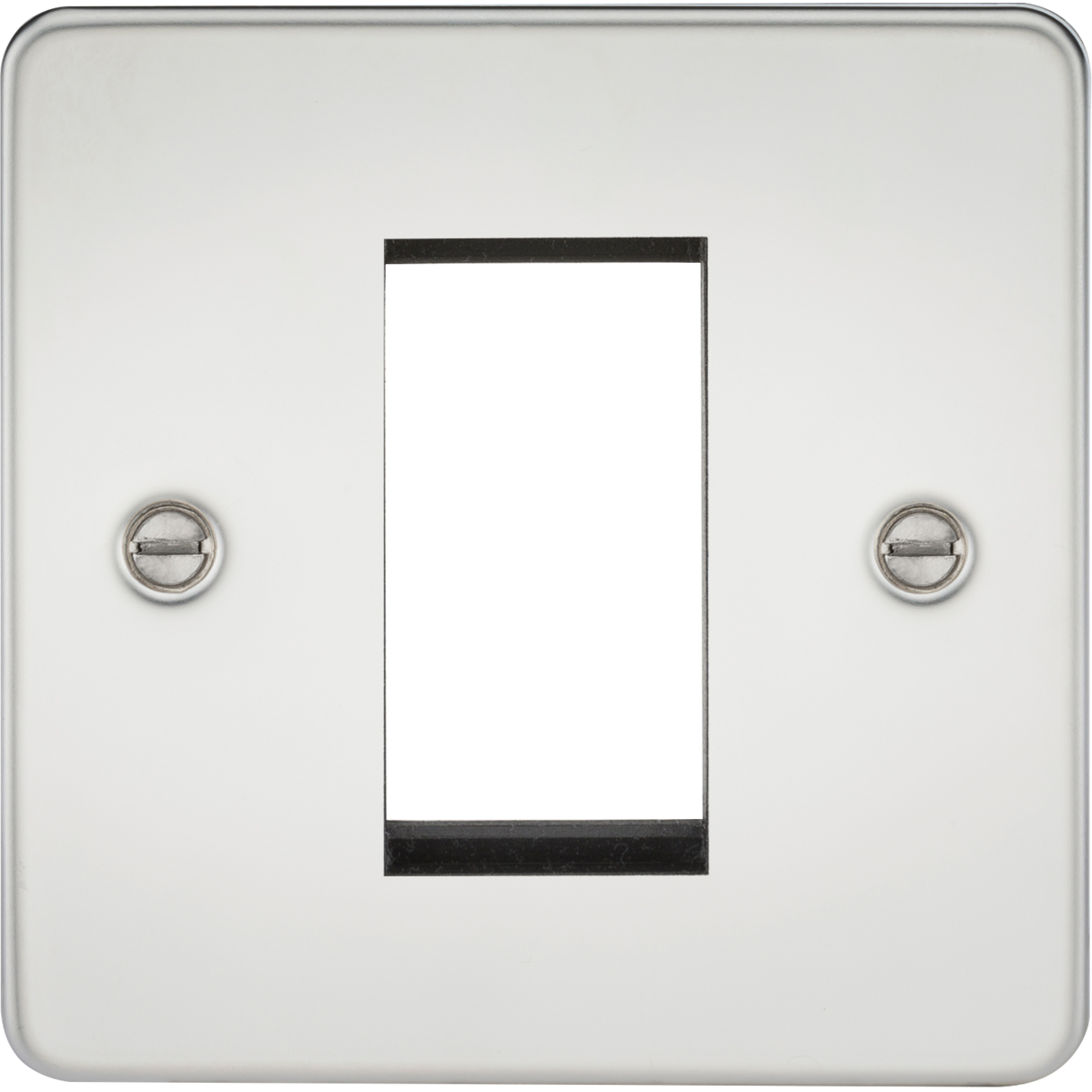 Knightsbridge FP1GPC 1G Modular Faceplate - Polished Chrome