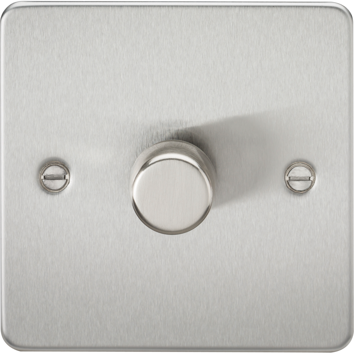 Knightsbridge FP2191BC 1G 2-way 10-200W (5-150W LED) Intelligent dimmer Brushed Chrome