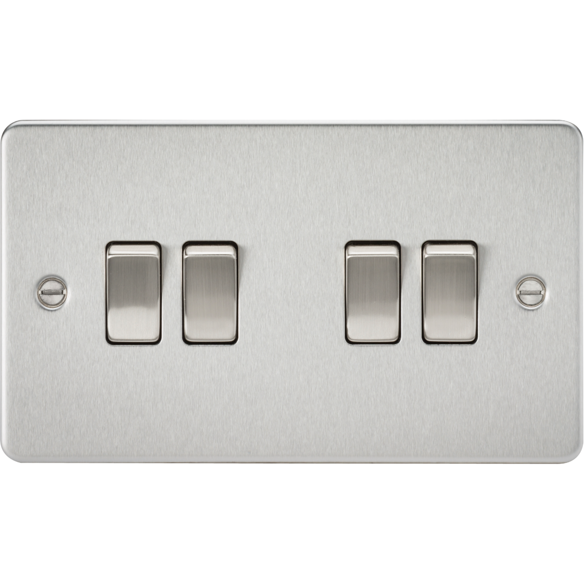 Knightsbridge FP4100BC 10AX 4G 2-way Switch Brushed Chrome