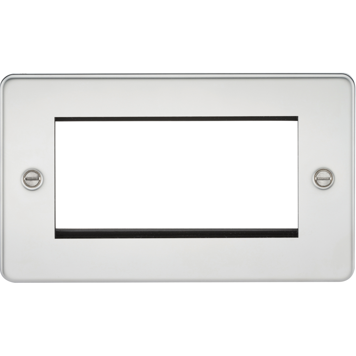 Knightsbridge FP4GPC 4G Modular Faceplate - Polished Chrome