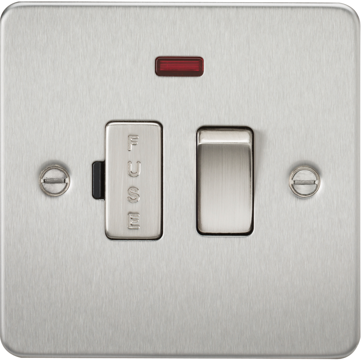 Knightsbridge FP6300NBC 13A Switched Fused Spur Unit with Neon Brushed Chrome