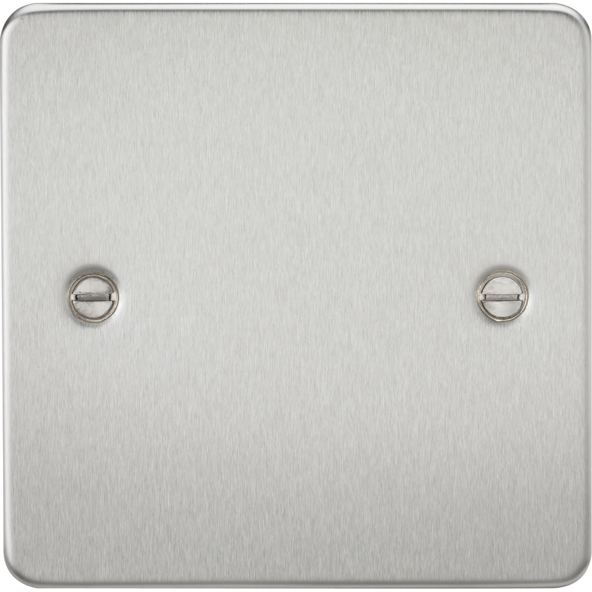 Knightsbridge FP8350BC 1G Blanking Plate Brushed Chrome
