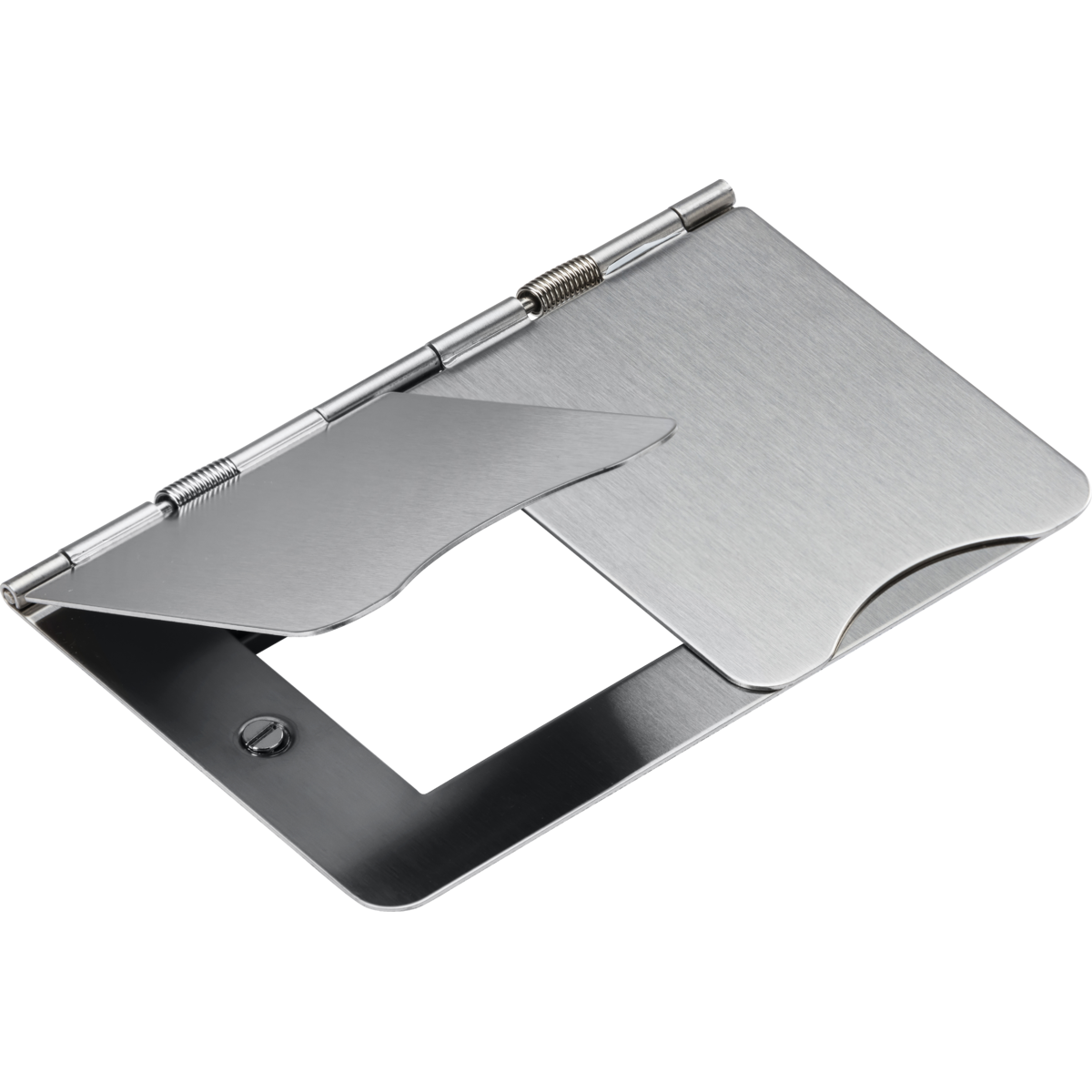 Knightsbridge FPF4GBC 4G Modular floor plate - Brushed Chrome