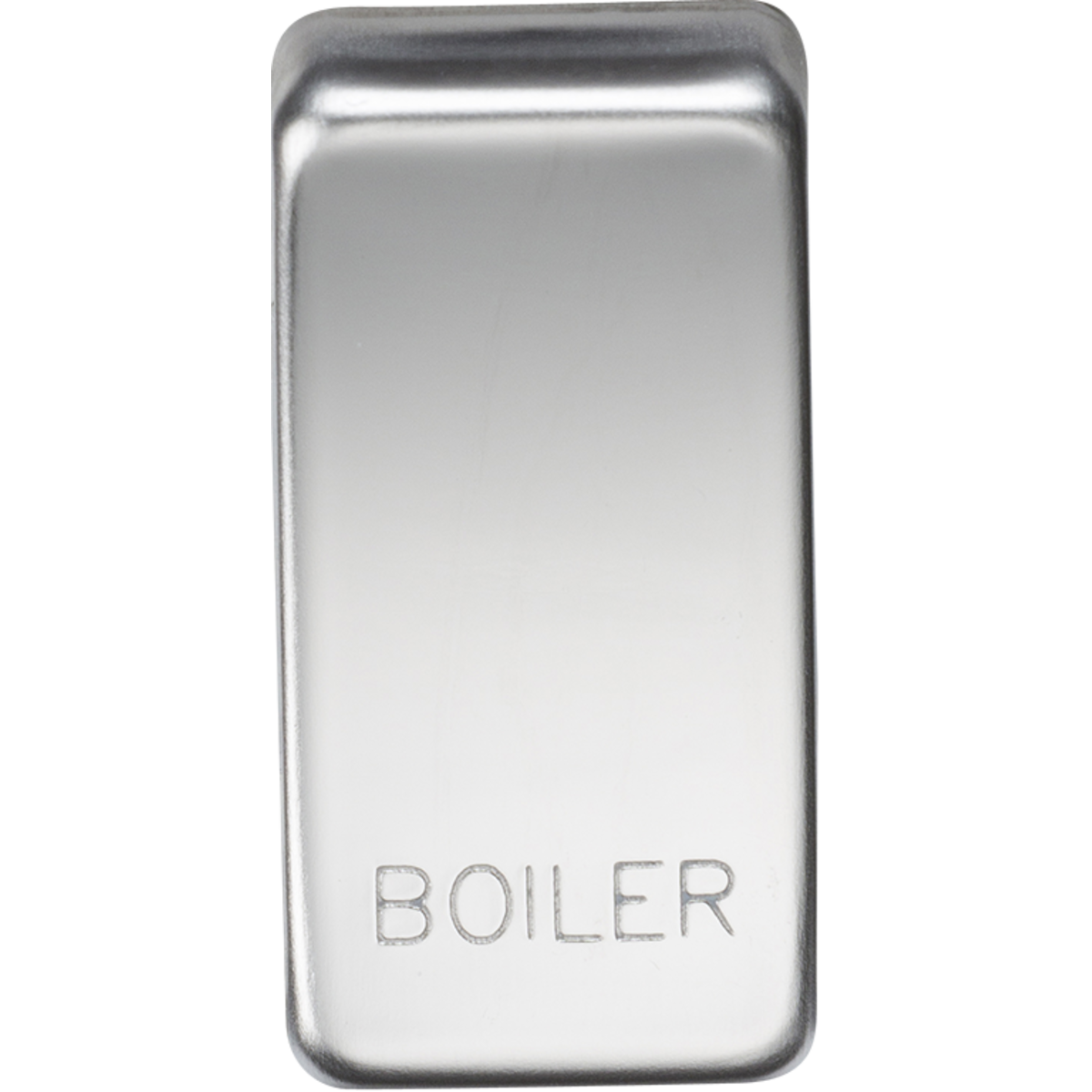 Knightsbridge GDBOILPC Switch cover "marked BOILER" polished chrome