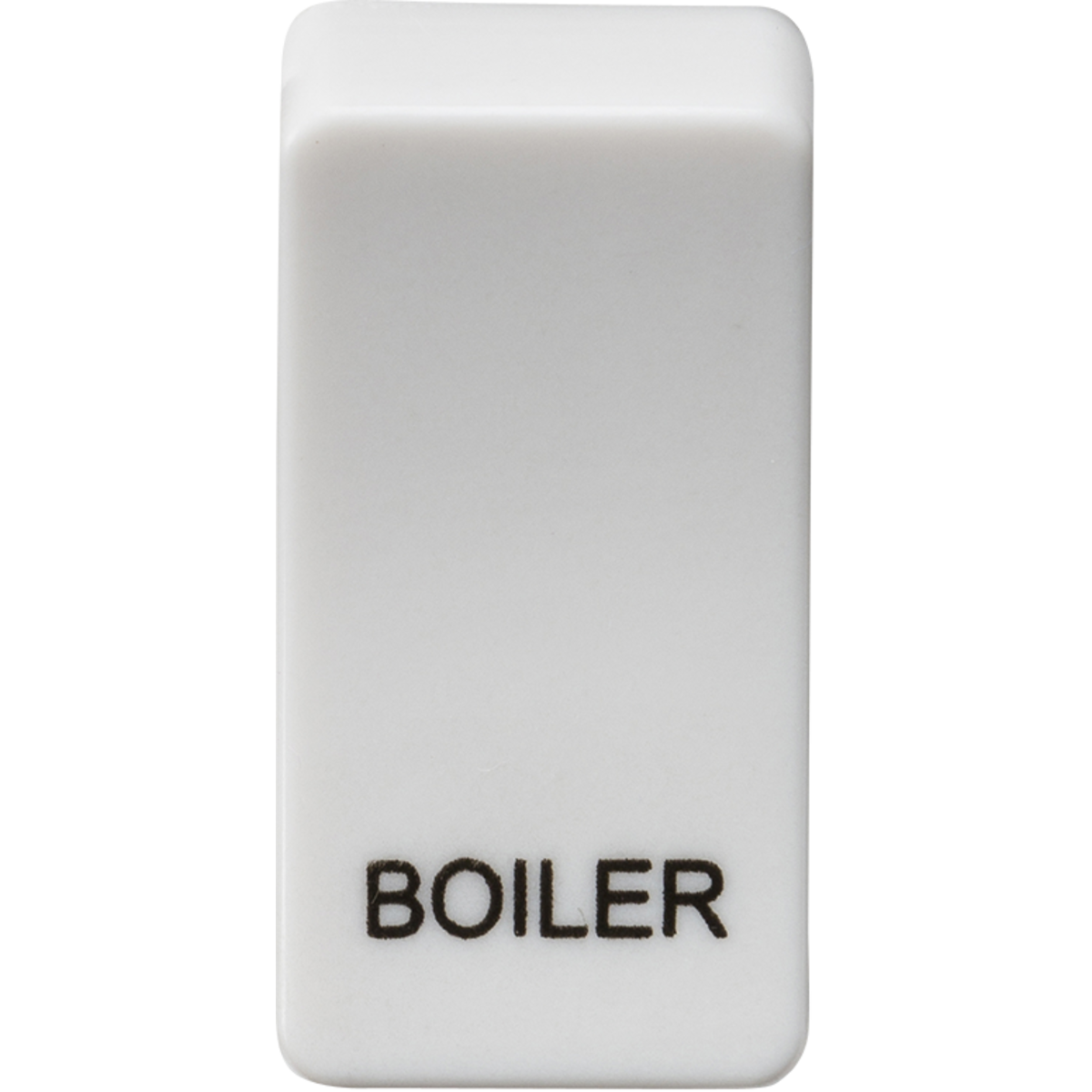 Knightsbridge GDBOILU Switch cover "marked BOILER" white