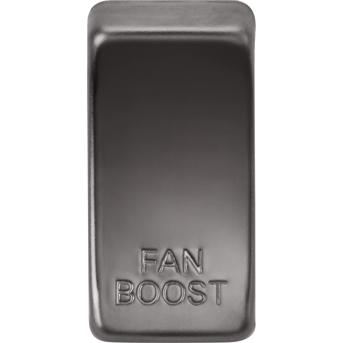 Knightsbridge GDBOOSTBN Switch cover marked "FAN BOOST" Black Nickel