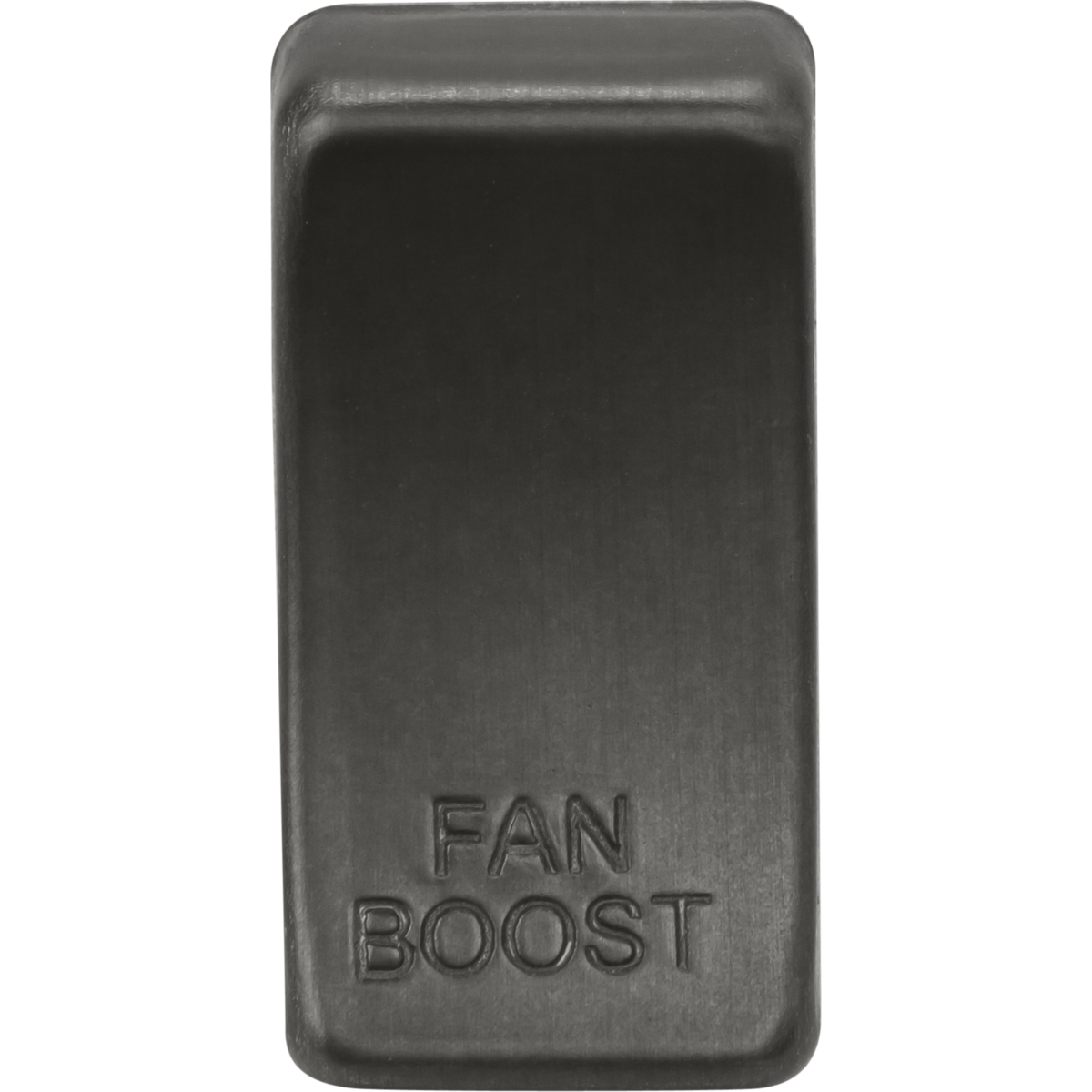 Knightsbridge GDBOOSTSB Switch cover marked "FAN BOOST" Smoked Bronze