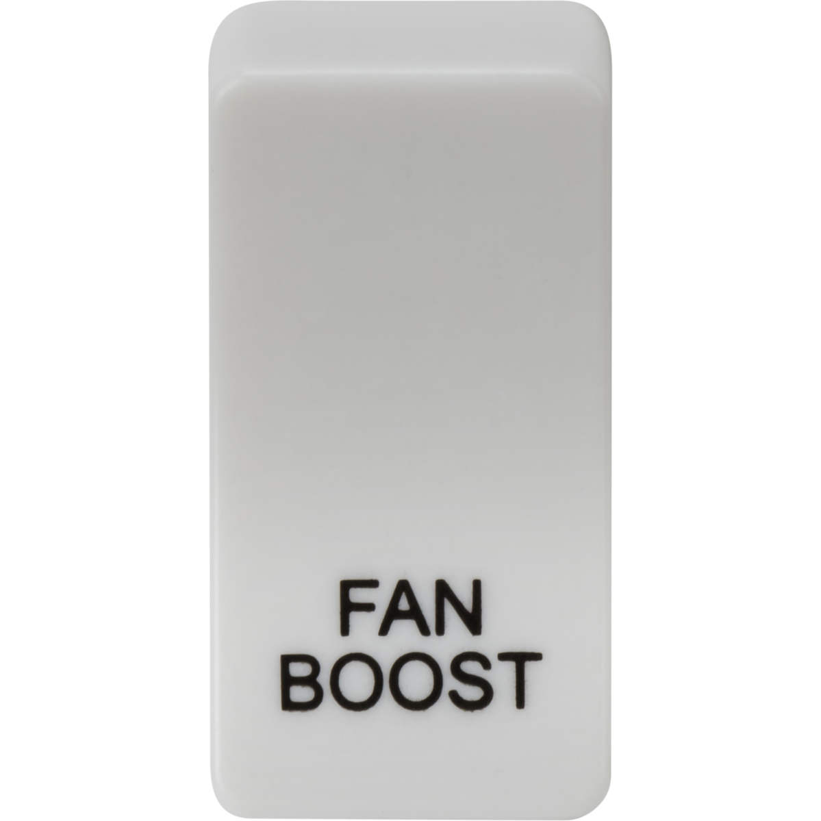 Knightsbridge GDBOOSTU Switch cover marked "FAN BOOST" White