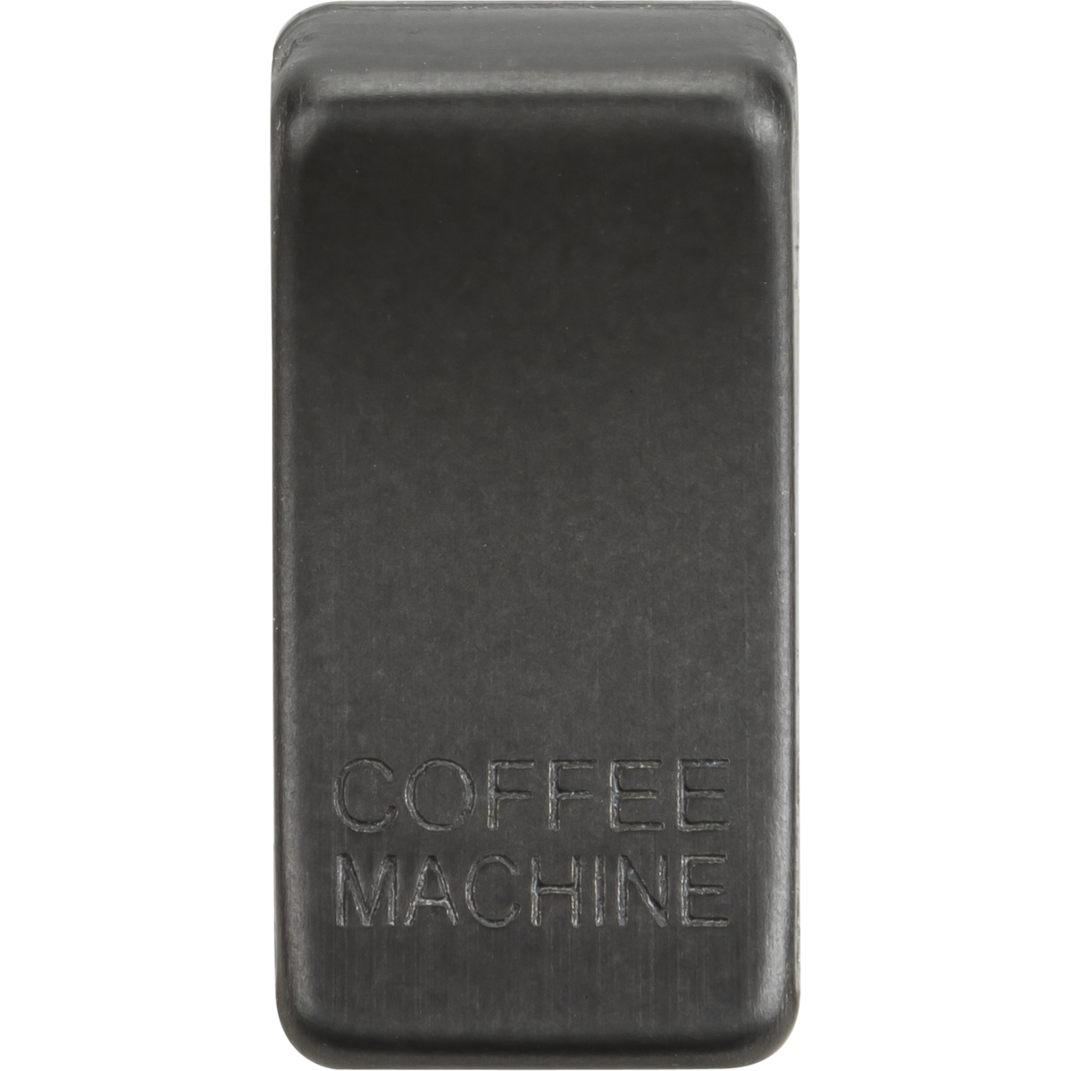 Knightsbridge GDCOFFSB Switch cover "marked COFFEE MACHINE" smoked bronze