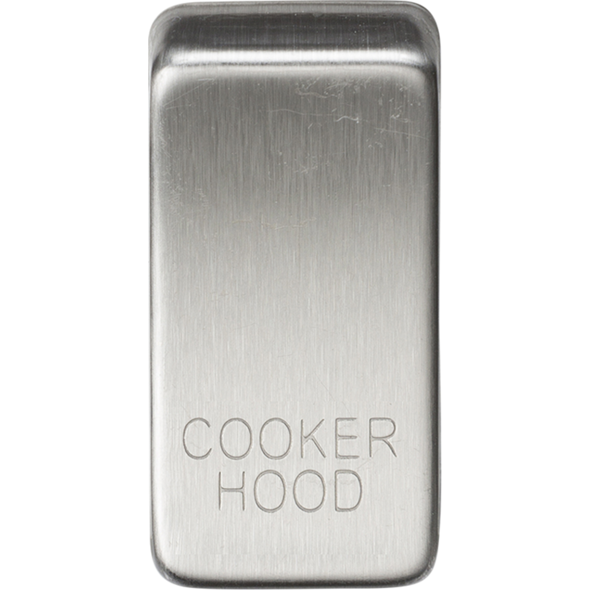 Knightsbridge GDCOOKBC Switch cover "marked COOKER HOOD" brushed chrome