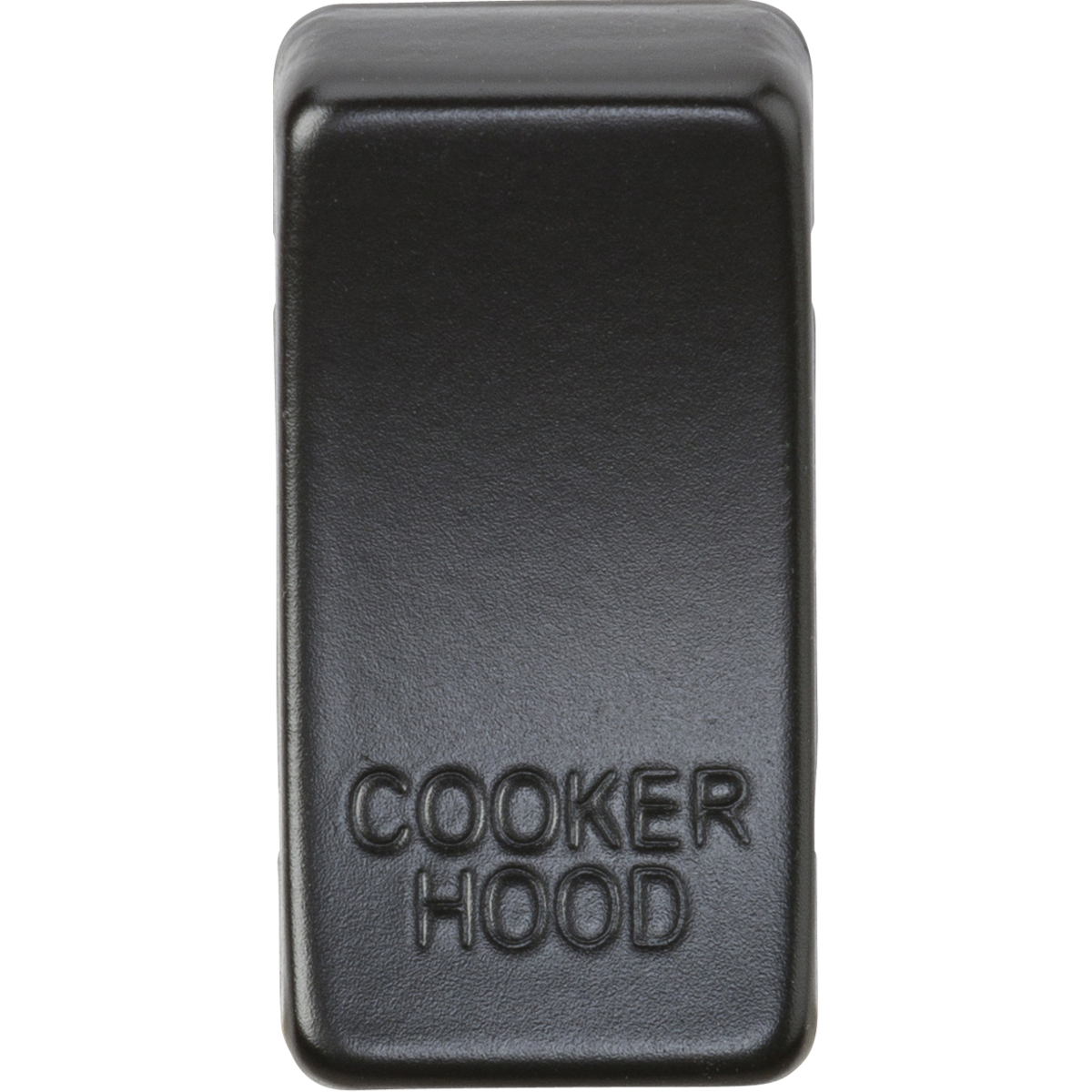 Knightsbridge GDCOOKMB Switch cover "marked COOKER HOOD" matt black