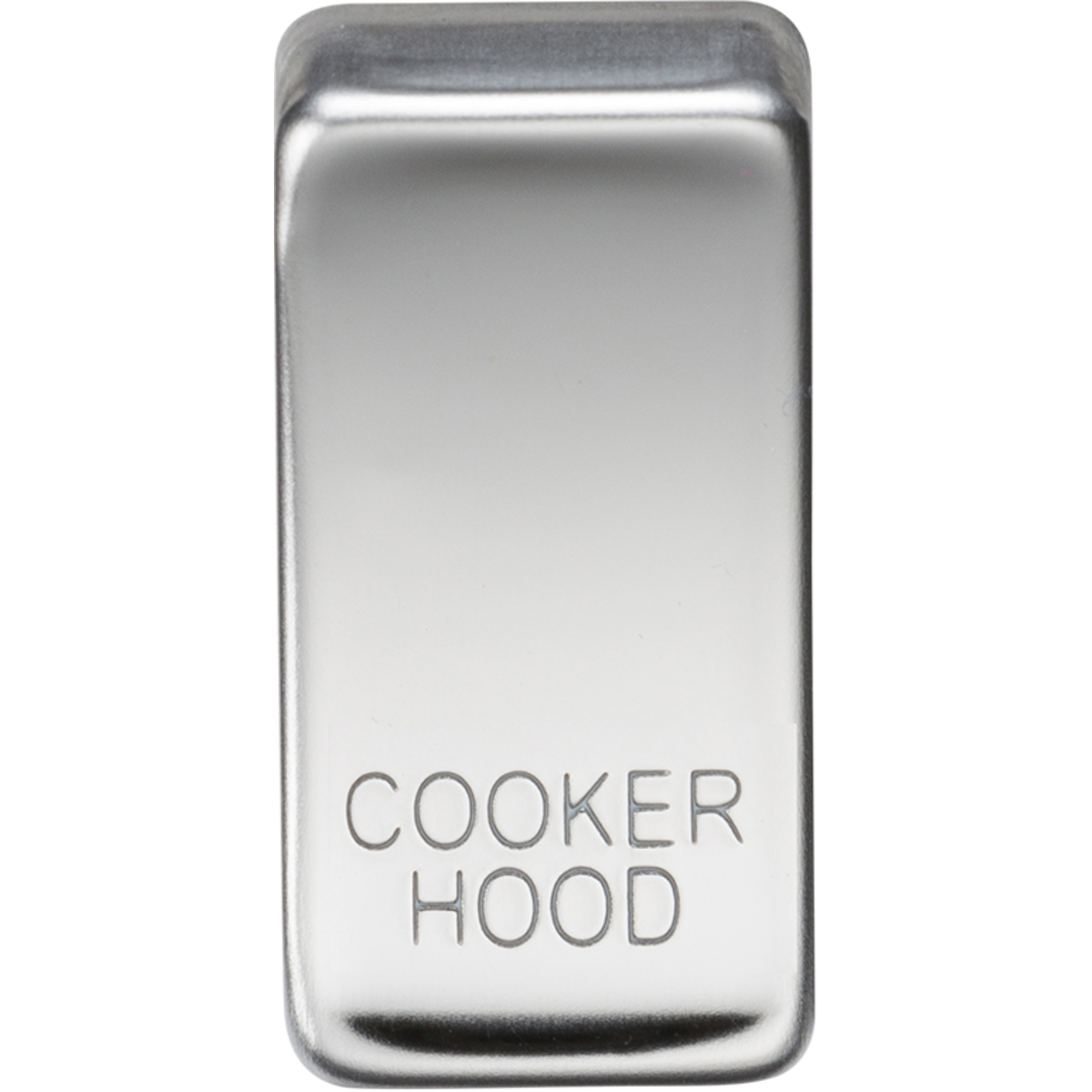 Knightsbridge GDCOOKPC Switch cover "marked COOKER HOOD" polished chrome