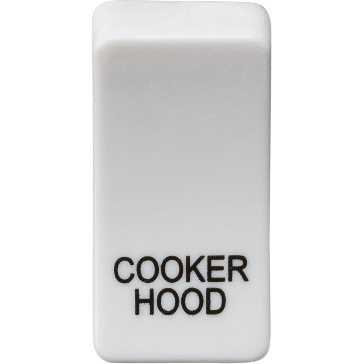 Knightsbridge GDCOOKU Switch cover "marked COOKER HOOD" white