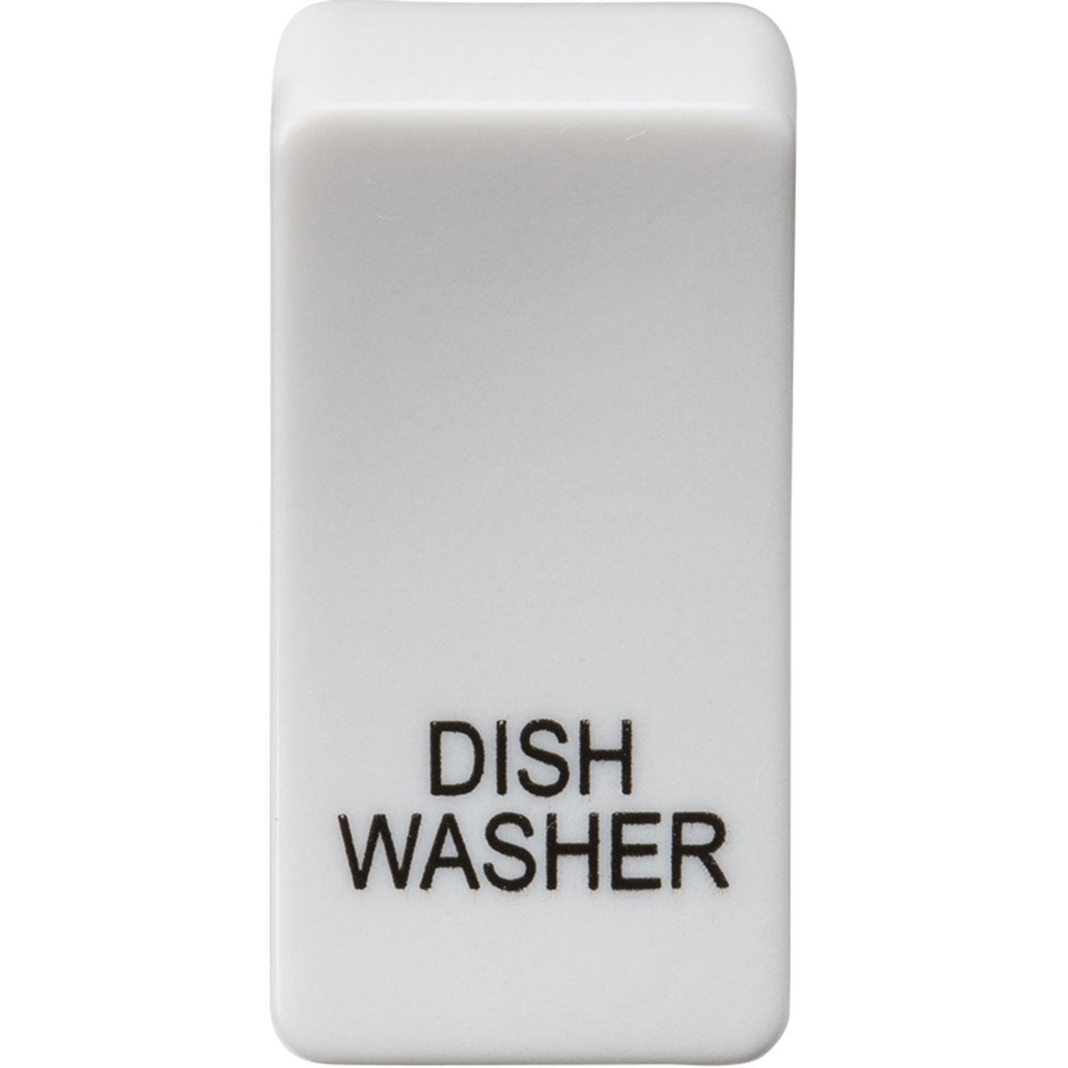 Knightsbridge GDDISHU Switch cover "marked DISHWASHER" white