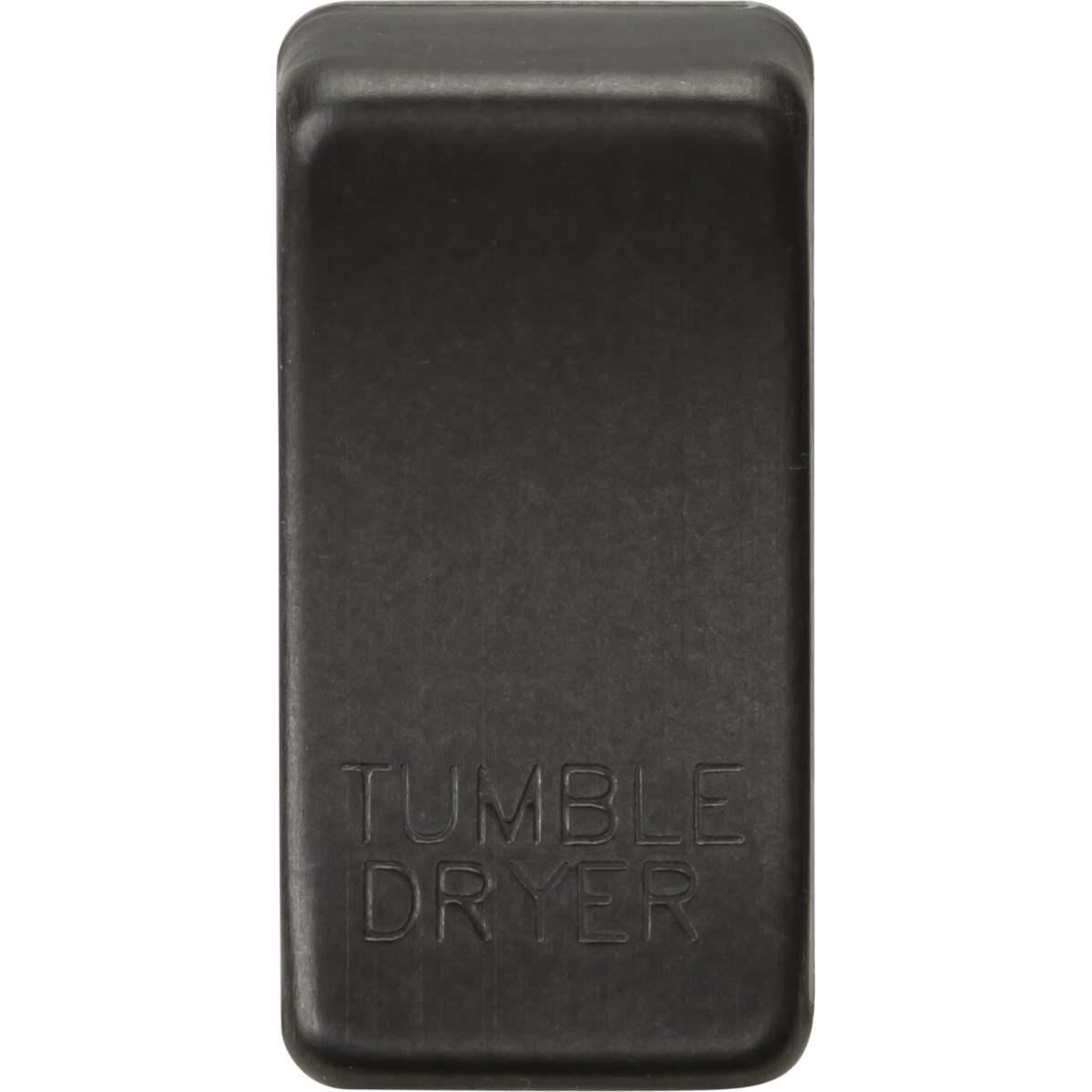 Knightsbridge GDDRYSB Switch cover "marked TUMBLE DRYER" smoked bronze