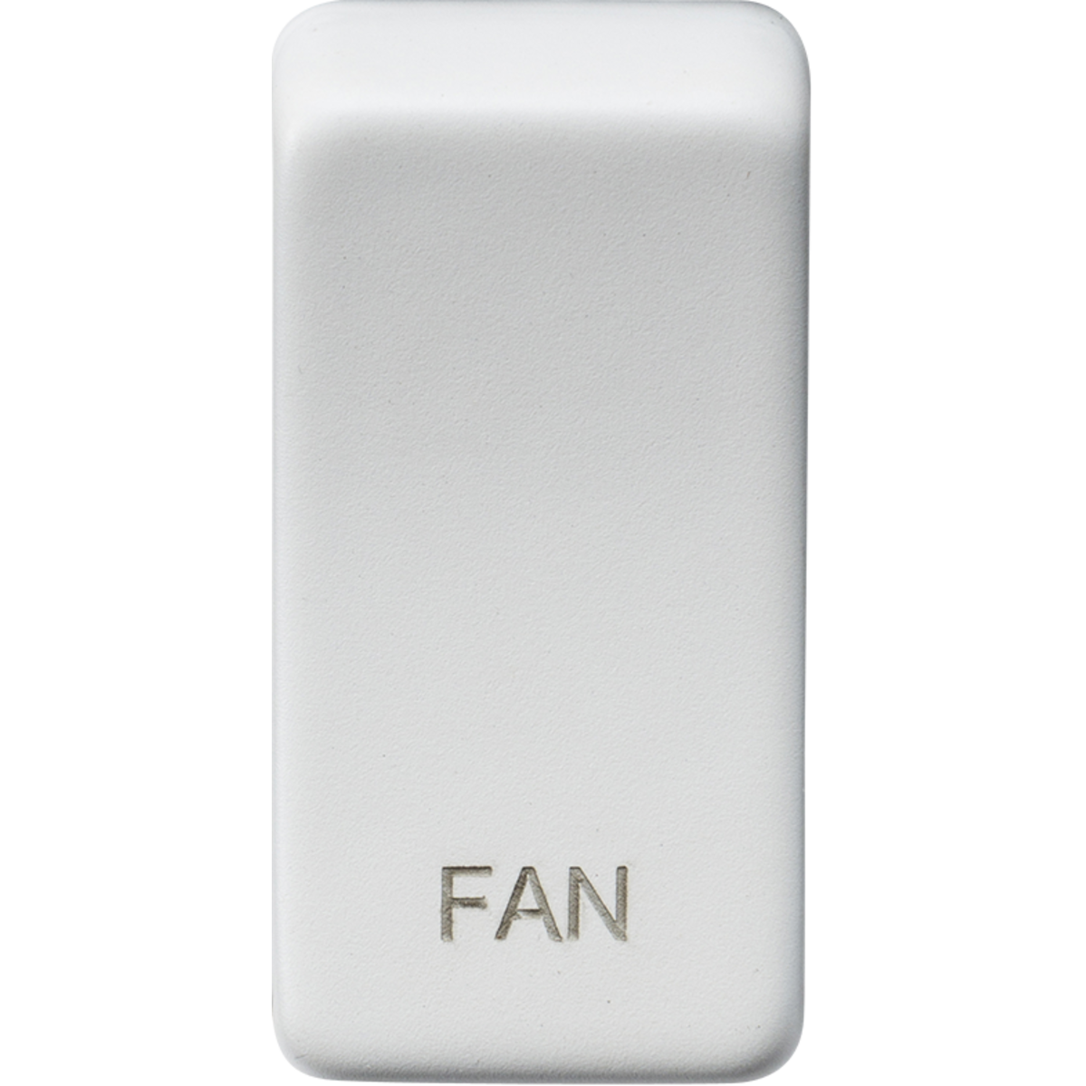 Knightsbridge GDFANMW Switch cover "marked FAN" matt white