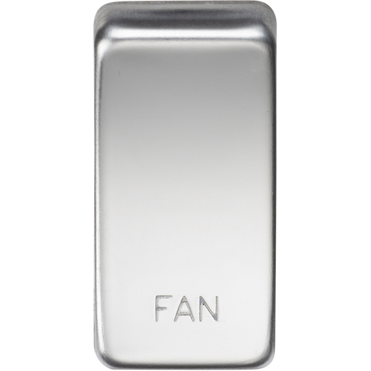 Knightsbridge GDFANPC Switch cover "marked FAN" polished chrome