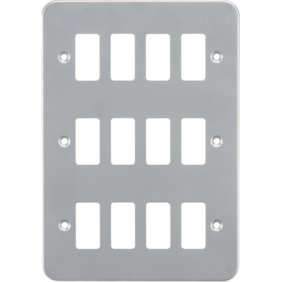 Knightsbridge GDFP0012M Metalclad 12G grid faceplate