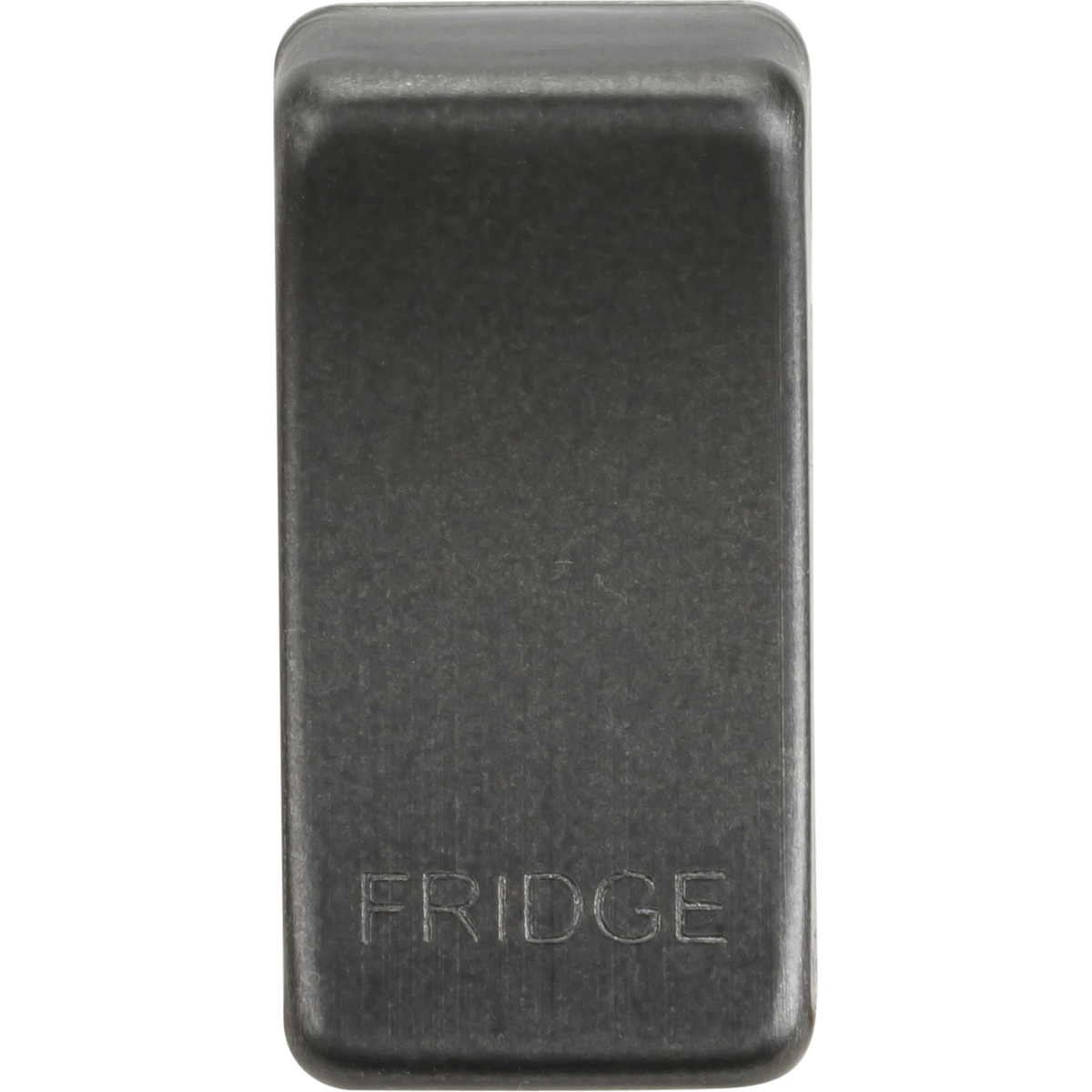 Knightsbridge GDFRIDGESB Switch cover "marked FRIDGE" smoked bronze