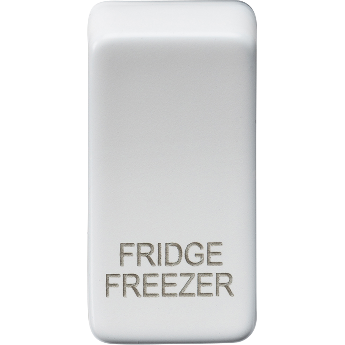 Knightsbridge GDFRIDMW Switch cover "marked FRIDGE/FREEZER" matt white