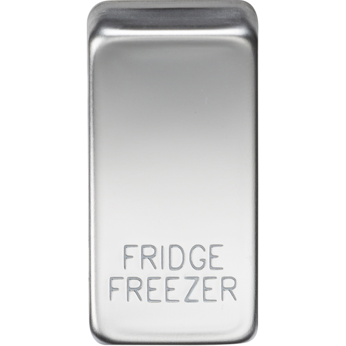 Knightsbridge GDFRIDPC Switch cover "marked FRIDGE/FREEZER" polished chrome