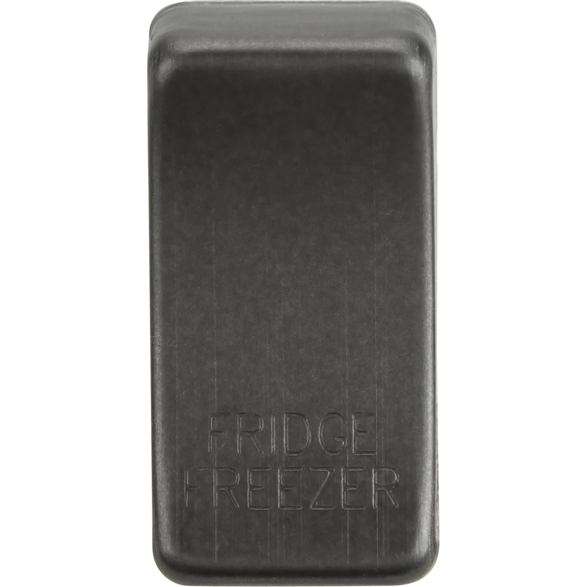 Knightsbridge GDFRIDSB Switch cover "marked FRIDGE FREEZER" smoked bronze