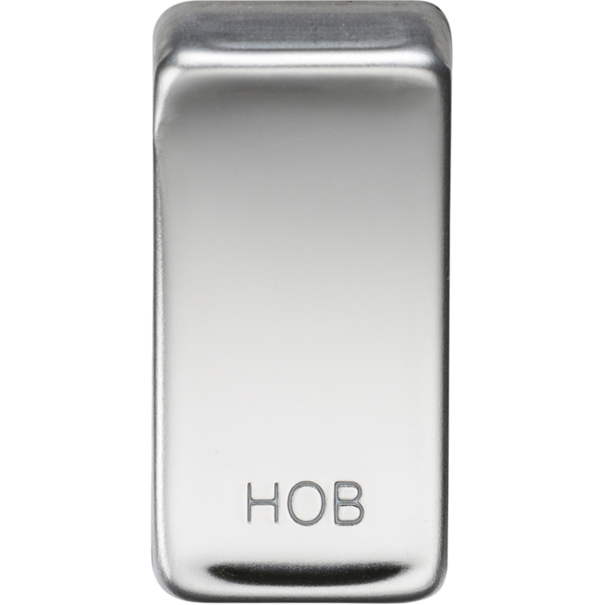Knightsbridge GDHOBPC Switch cover "marked HOB" polished chrome
