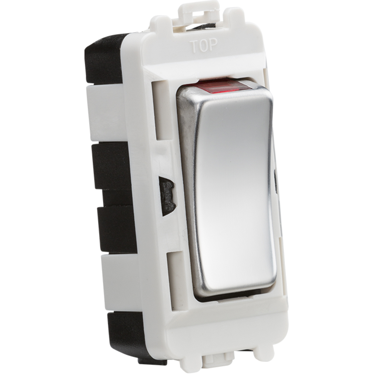 Knightsbridge GDM003PC 20AX DP module with LED indicator - polished chrome