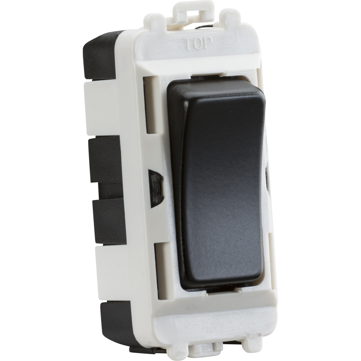 Knightsbridge GDM004MB 20AX 2-way grid module (centre off) - matt black