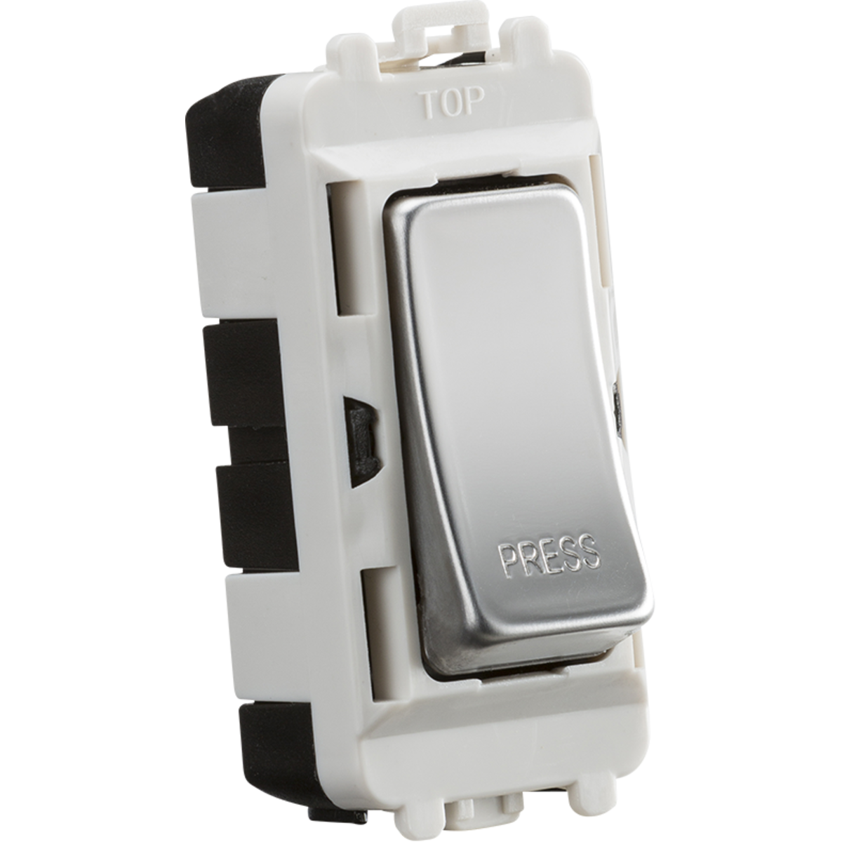 Knightsbridge GDM006PC 20AX 2 way retractive SP module (marked PRESS) - polished chrome