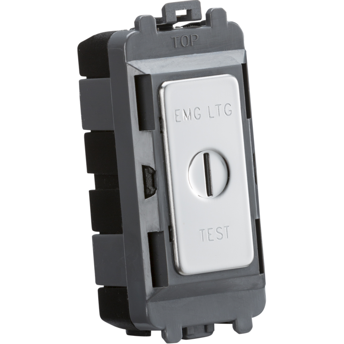 Knightsbridge GDM008PC 20AX DP key module (marked EMG LTG TEST) - polished chrome