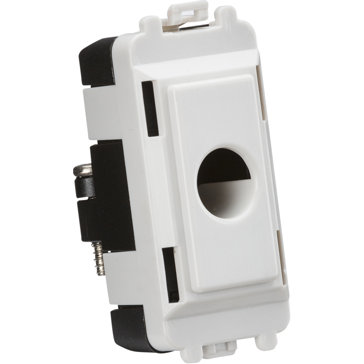 Knightsbridge GDM012U Flex outlet module (up to 10mm) - white