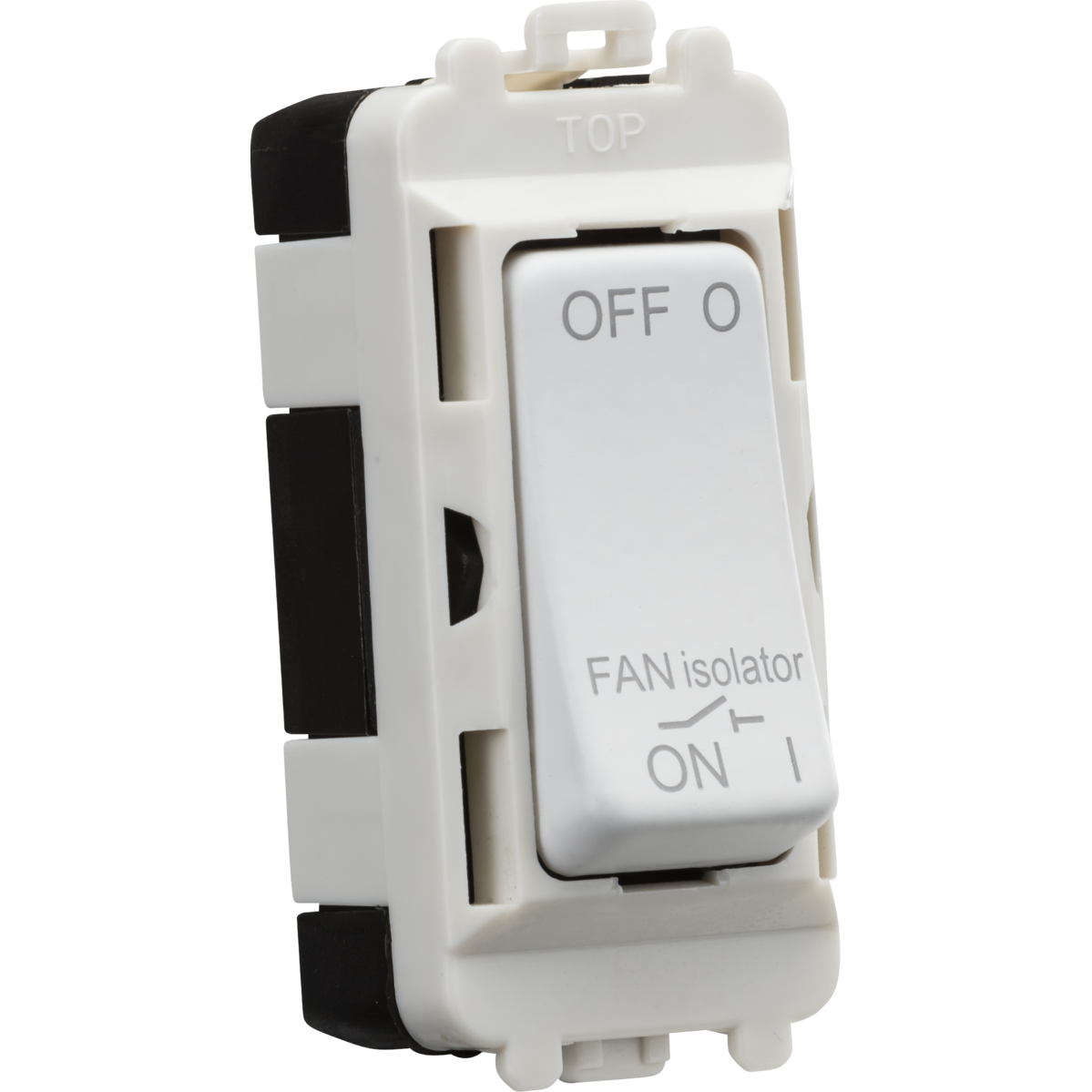 Knightsbridge GDM020MW 10A Fan Isolator Module Matt White