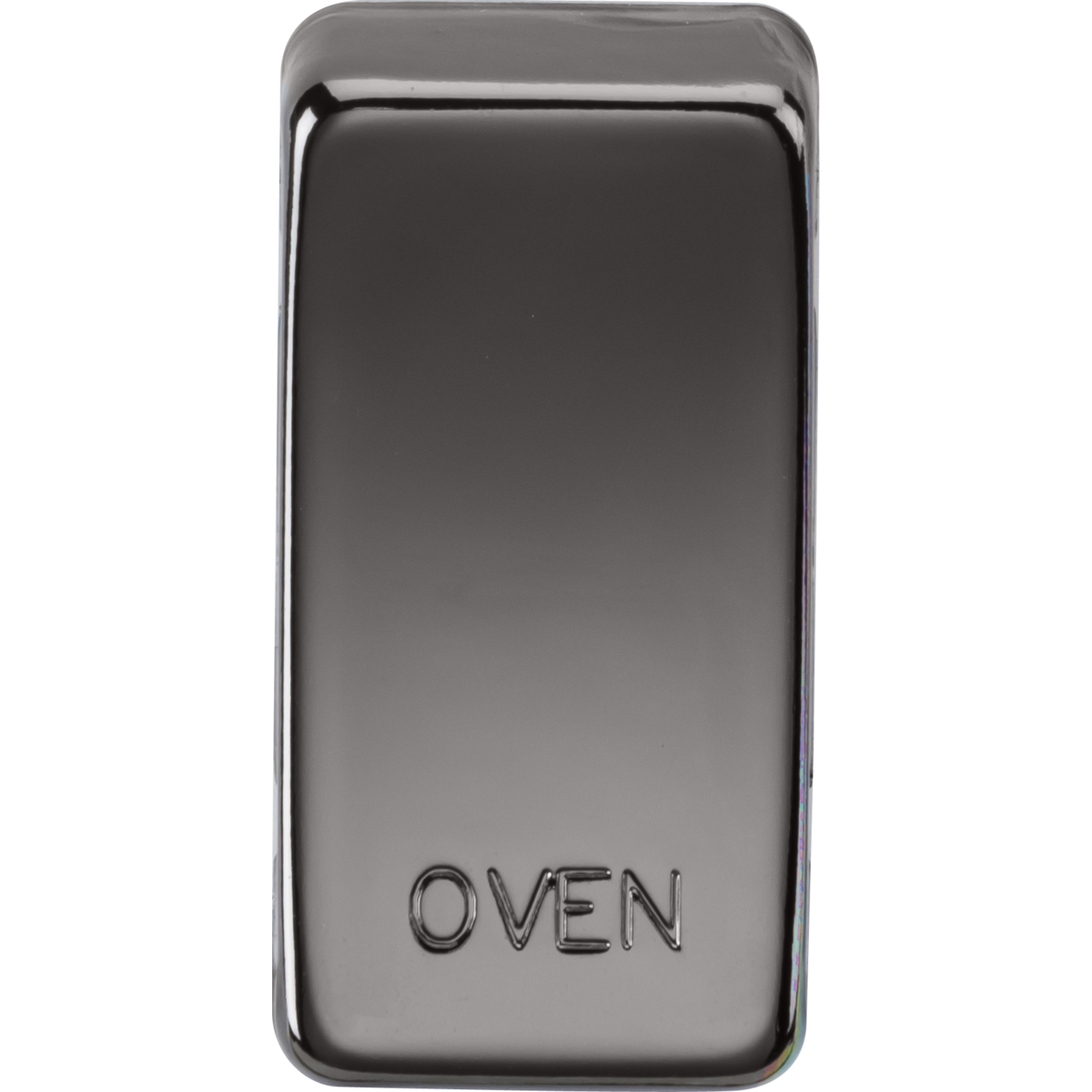 Knightsbridge GDOVENBN Switch cover "marked OVEN" black nickel