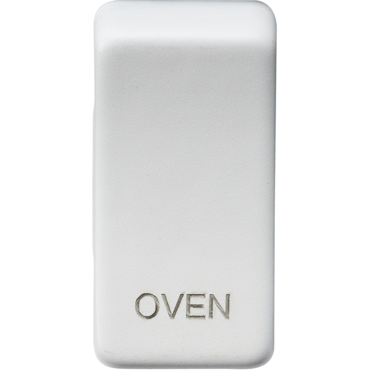 Knightsbridge GDOVENMW Switch cover "marked OVEN" matt white