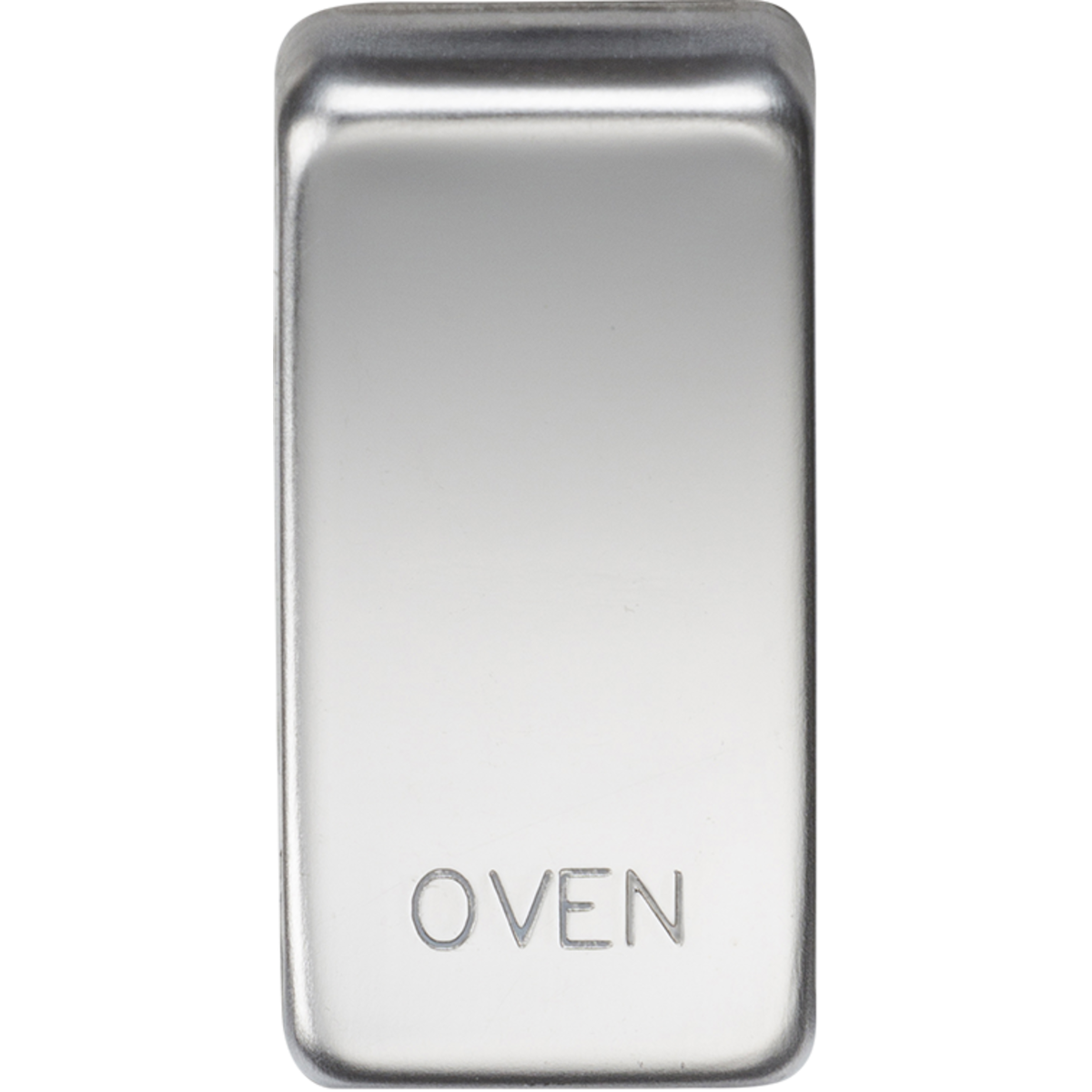Knightsbridge GDOVENPC Switch cover "marked OVEN" polished chrome