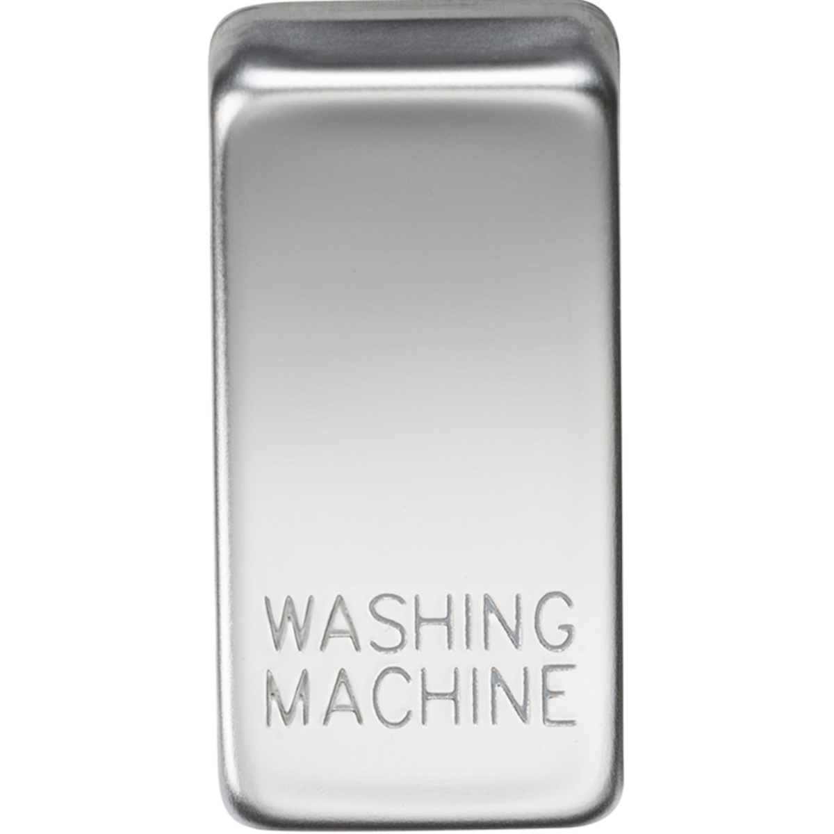 Knightsbridge GDWASHPC Switch cover "marked WASHING MACHINE" polished chrome