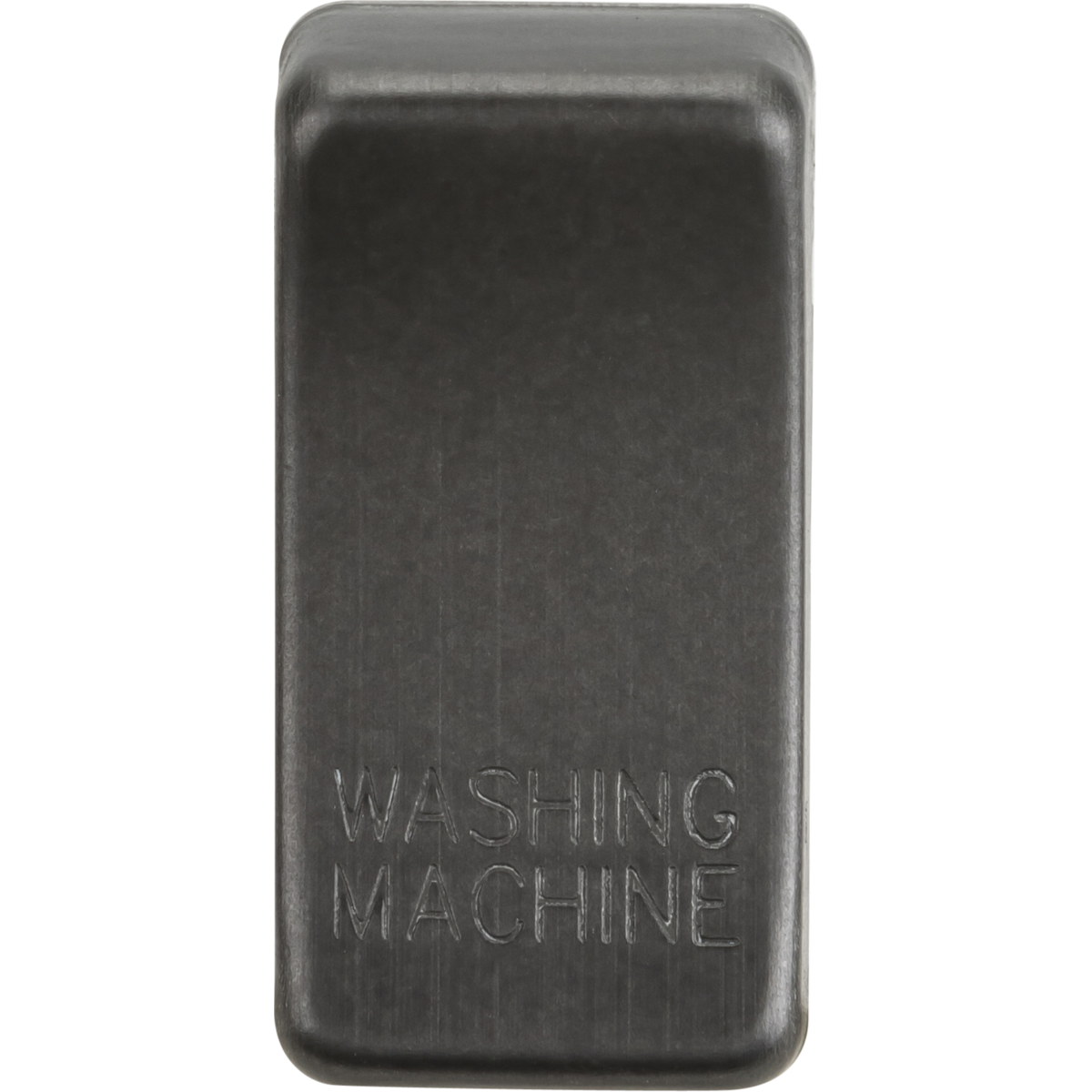 Knightsbridge GDWASHSB Switch cover "marked WASHING MACHINE" smoked bronze
