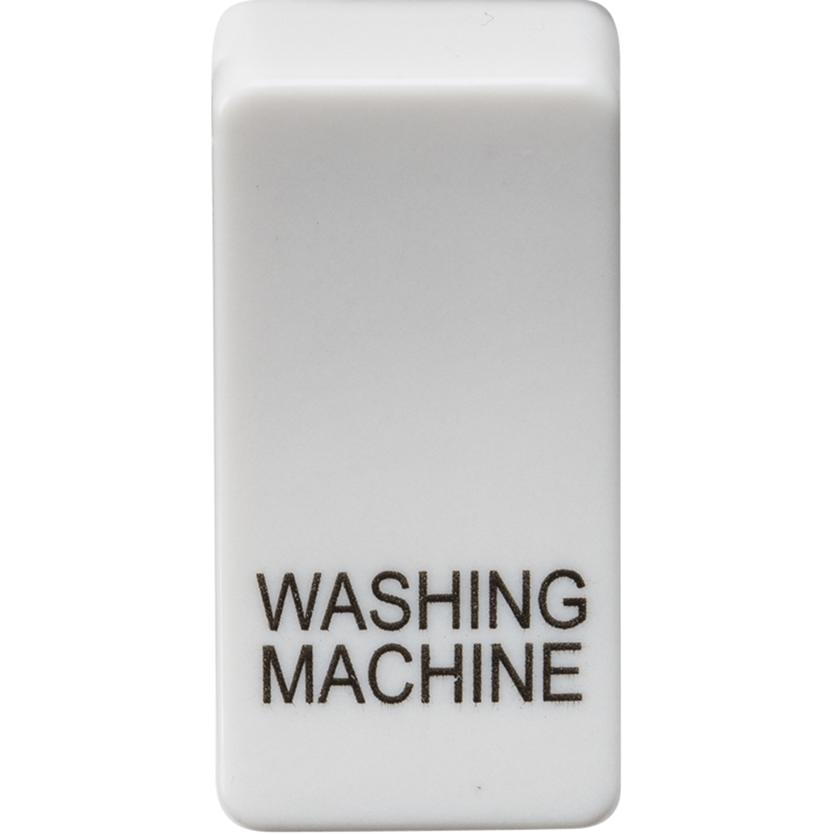 Knightsbridge GDWASHU Switch cover "marked WASHING MACHINE" white
