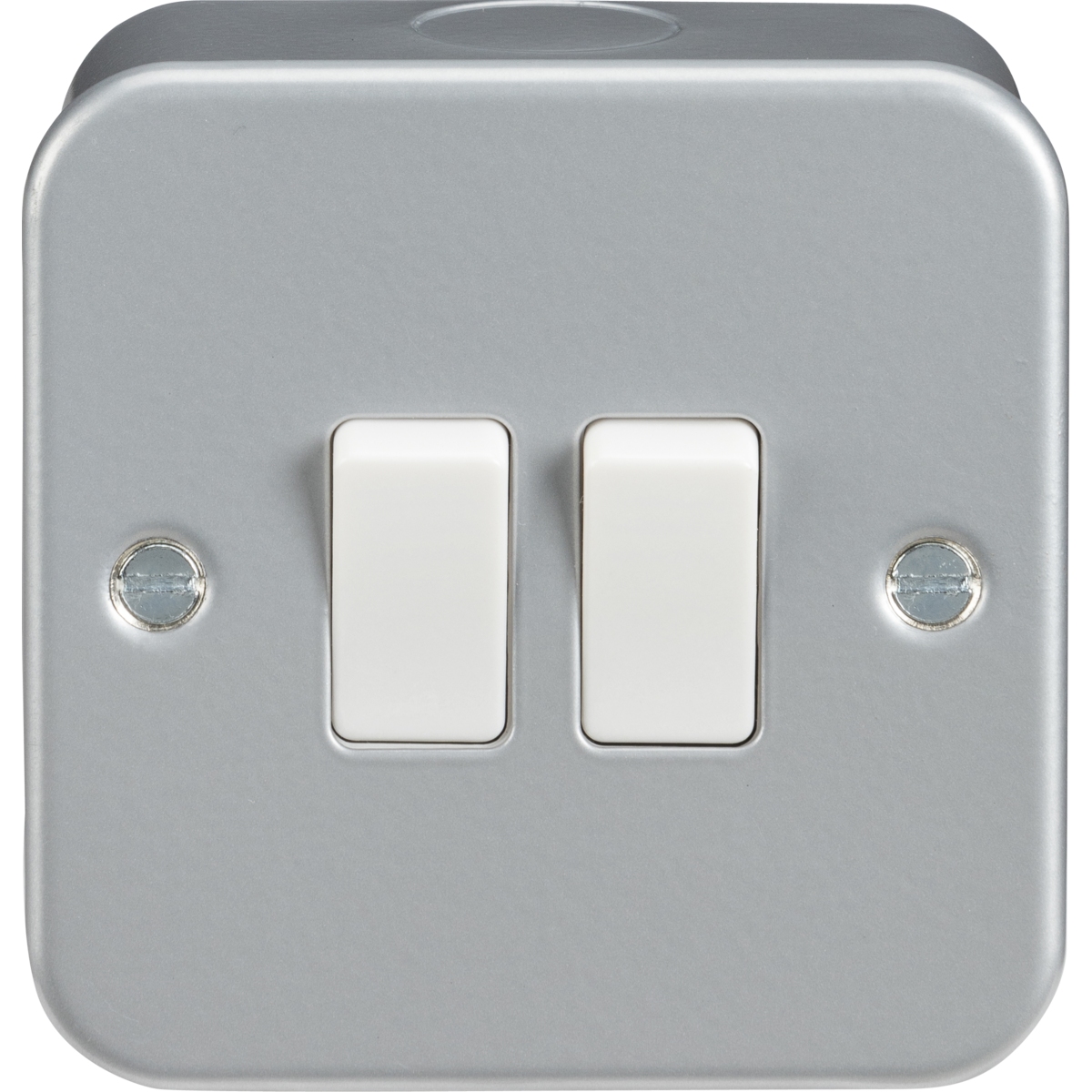 Knightsbridge M3000 Metal Clad 10AX 2G 2-way Switch
