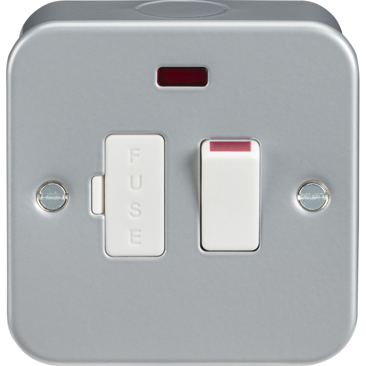 Knightsbridge M6300N Metal Clad 13A Switched Fused Spur Unit with Neon