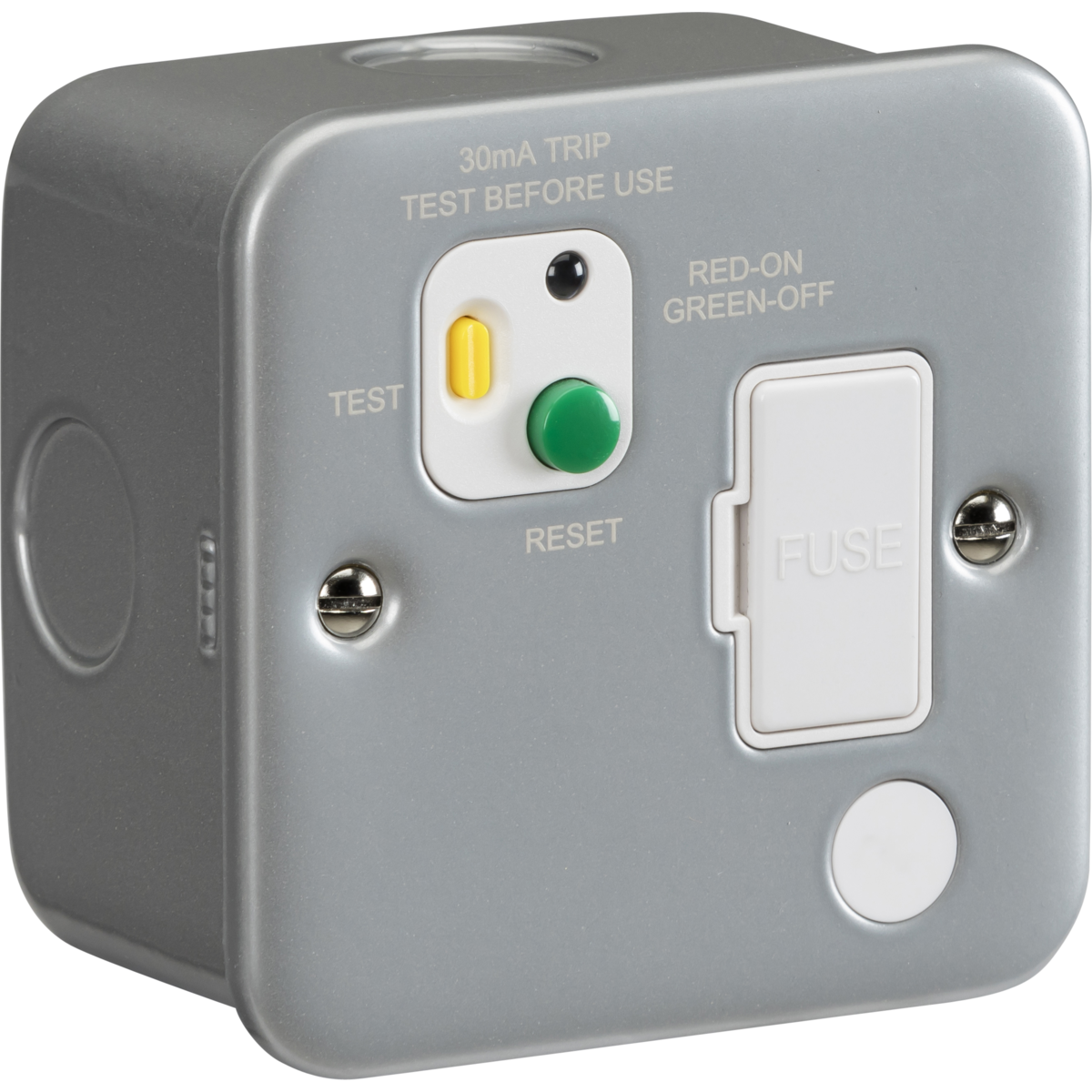 Knightsbridge M6RCD 13A RCD Fused Spur Unit (Type A) - 30mA