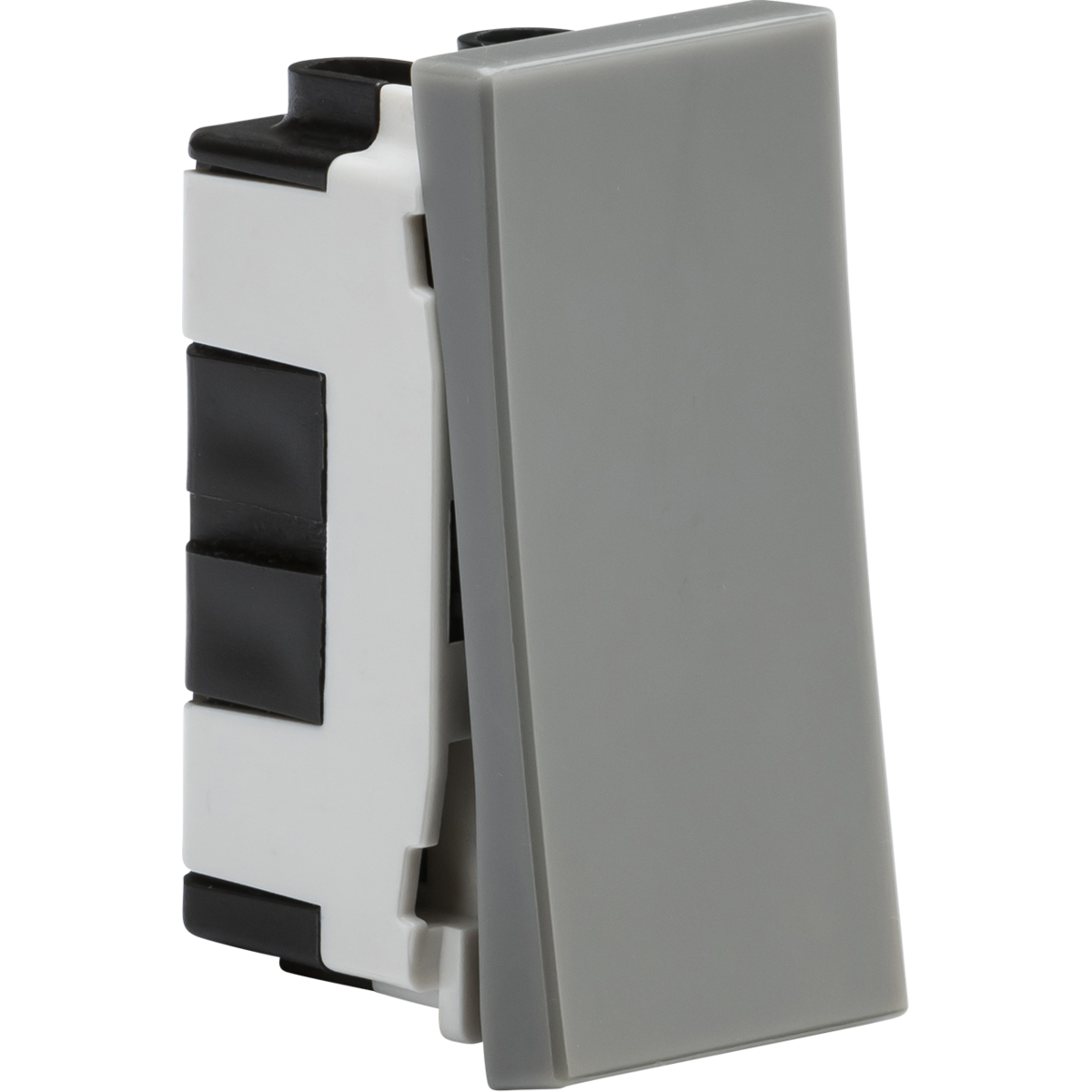 Knightsbridge NET12GY 20AX 1G intermediate modular switch (25x50mm) - Grey