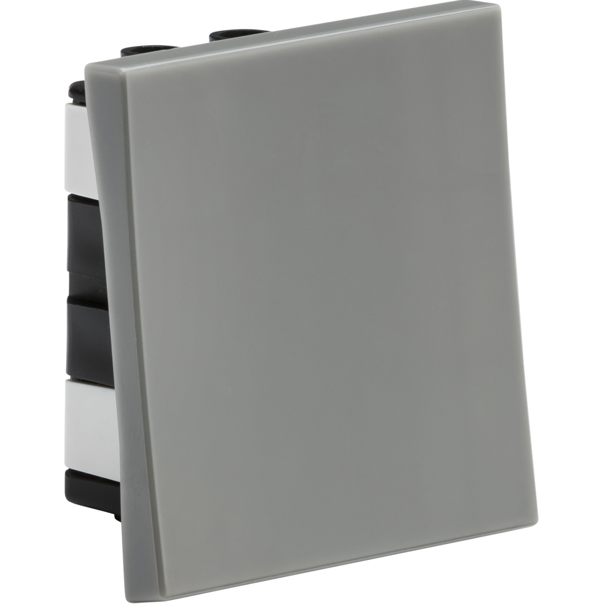 Knightsbridge NET12WGY 20AX 1G intermediate modular wide rocker switch (50x50mm) - Grey